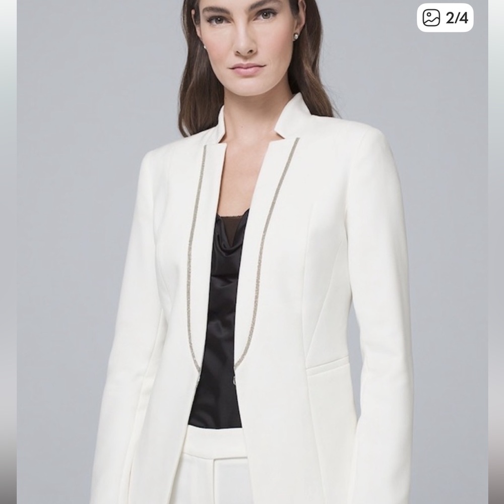 NWT White House Black Market Ballchain Blazer - Picture 14 of 15
